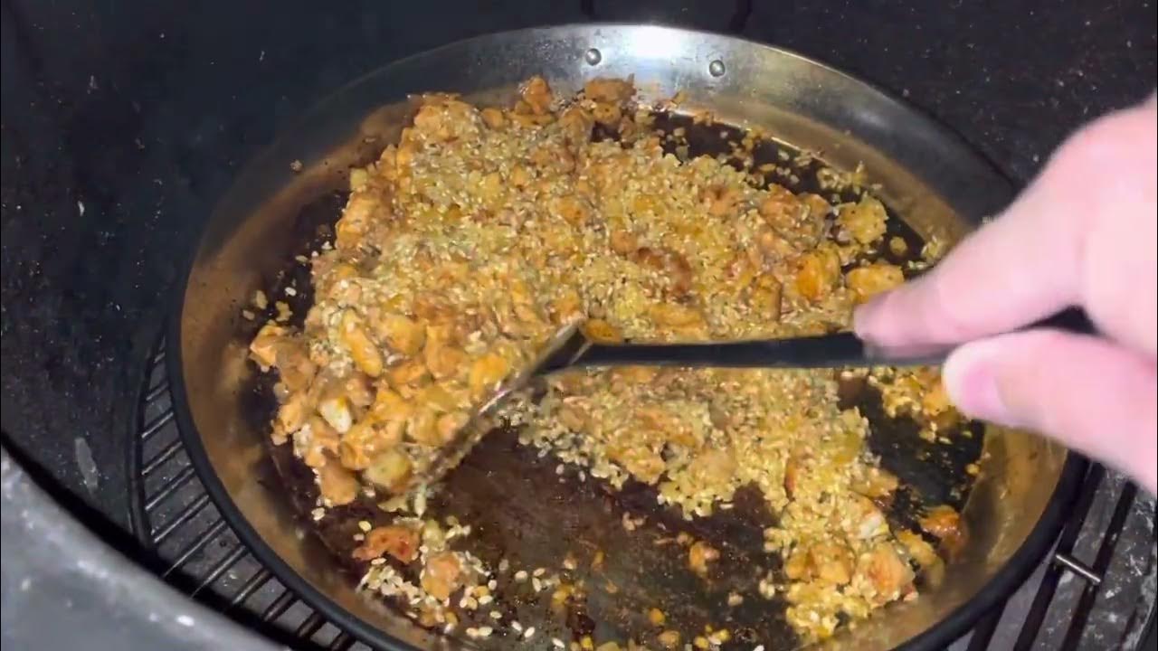 Cooking Paella in Kamado Joe YouTube