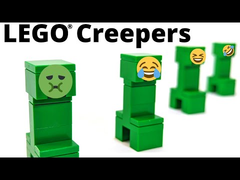 I Built A Hilarious Minecraft Creeper Out Of LEGO® #shorts