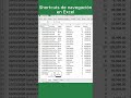 8 atajos de navegación en Excel que debes saber | #excel #shorts #atajosdeteclado #datascience
