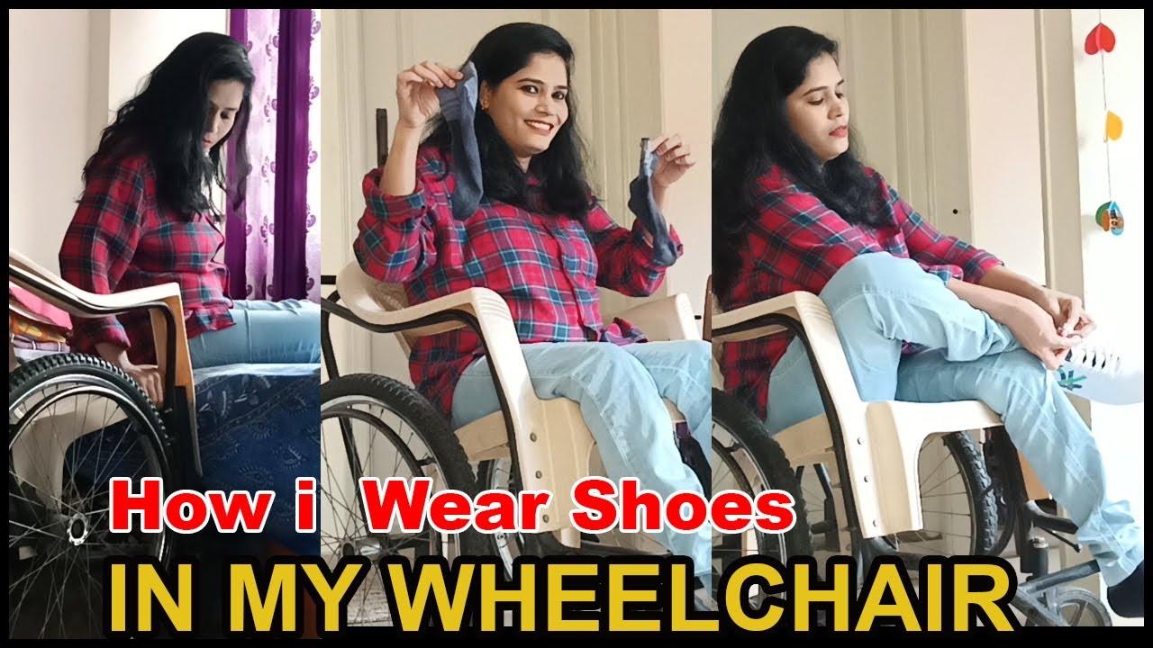 How I wear Shoes In My Wheelchair YouTube