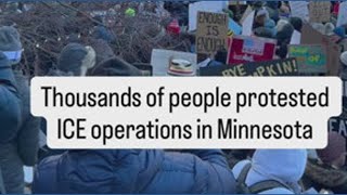 Thousands of people met downtown to protest Operation Metro Surge