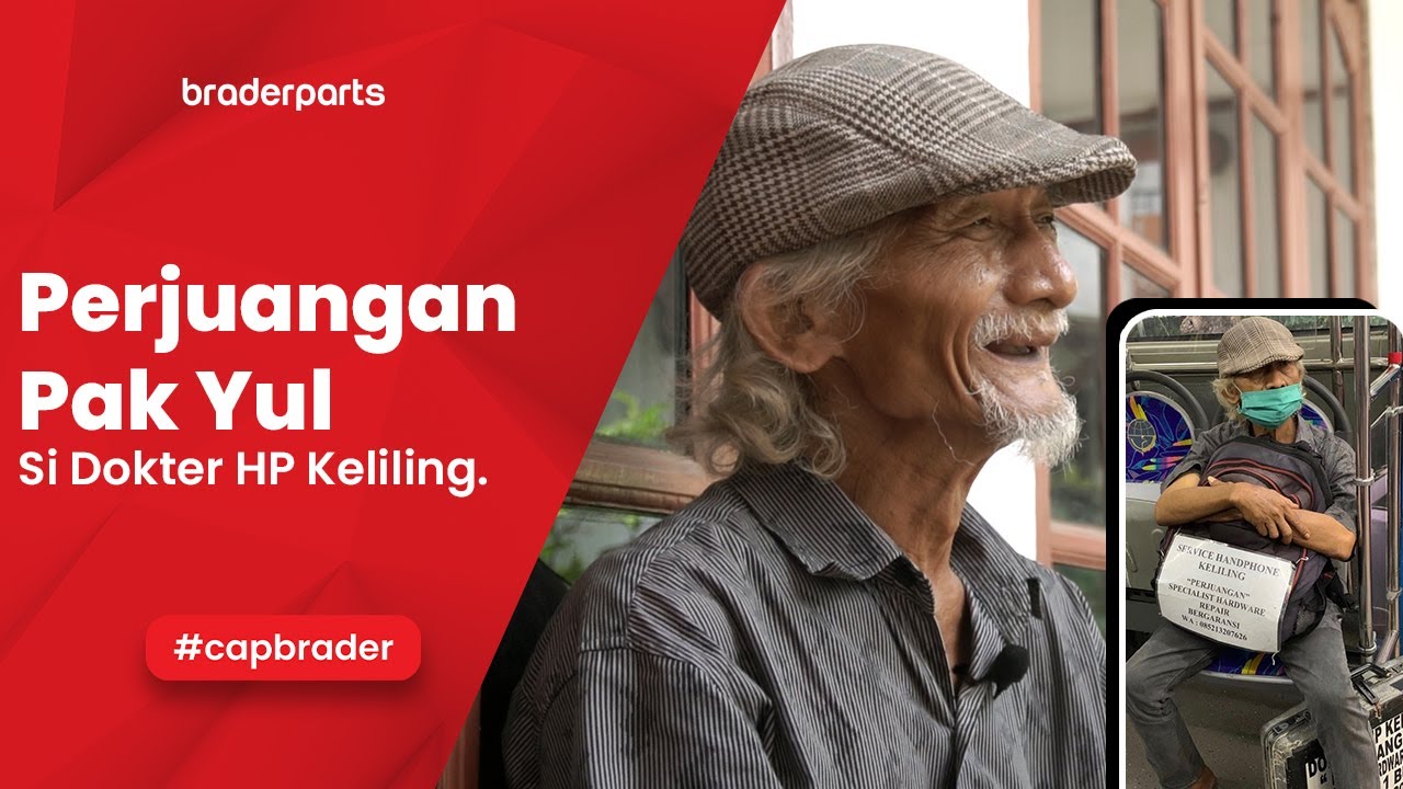 INGAT TUKANG SERVIS KELILING YANG VIRAL?! Inilah Perjuangan Pak Yul, Si Dokter HP Keliling.