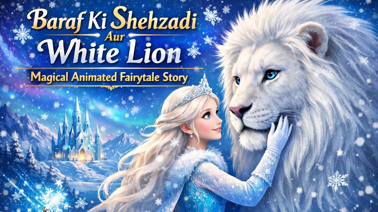 Baraf Ki Shehzadi ❄️ | Magical Snow Princess Animated Story | Emotional Fairy Tale