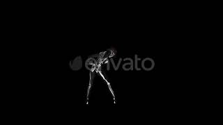 Skeleton Dance - Creepy Solo - 4K | Motion Graphics - Envato elements