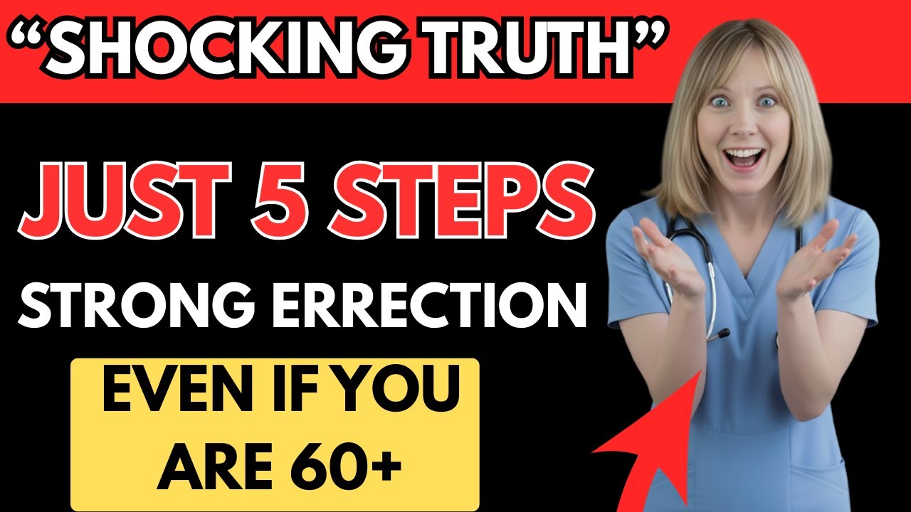 These 5 techniques for a strong erection without pills or food! Even at 60
