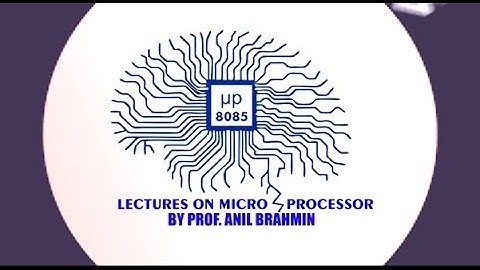8085 microprocessor  control signal generation using decoder logic by Prof. Anil Brahmin