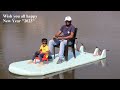 Build A Boat For My Son And Me - Styrofoam electric Boat - How to make Boat