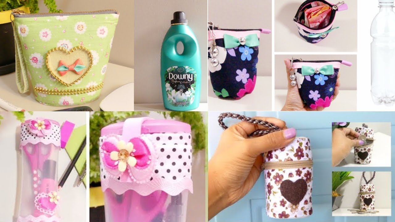 4 DIY Purses and Pouches from Plastic Bottles 