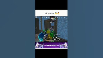 1v3 clutch 😱🔥 #bgmi #shortsfeed #shorts #viral #ytshorts #clutch #trending #gameplay