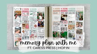 MEMORY PLAN WITH ME | memory keeping my easter week & family time! | week of april 11