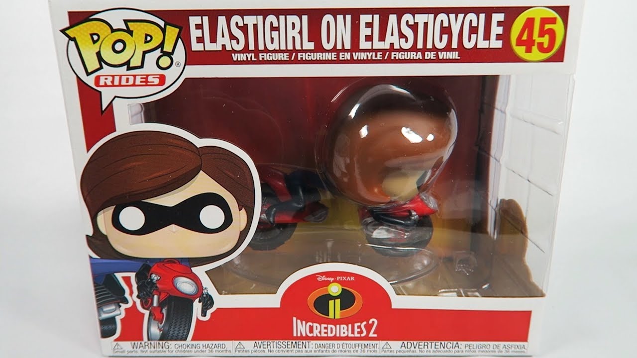 elastigirl on elasticycle funko pop