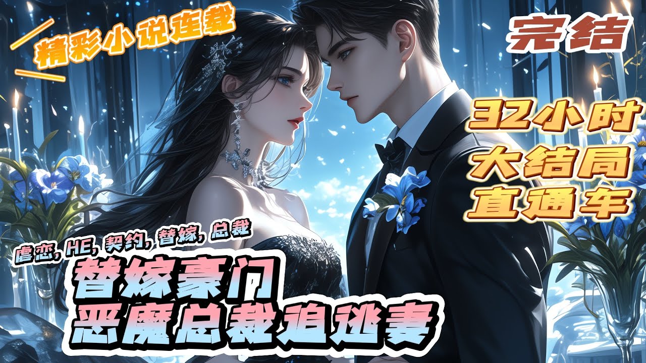 【完结】《替嫁豪门，恶魔总裁追逃妻》一觉醒来，她落入他手中，起初，以为是劫难，原来是她的港湾。霸道冷酷总裁宠妻成瘾，同时化身醋精本精……竟然连亲生儿子的醋都吃。｜#离婚后#闪婚#先婚后爱#总裁#夫人