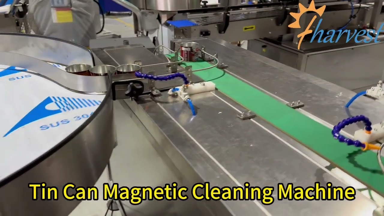 Automatic magnetic tin can washing machine, can cleaning machine