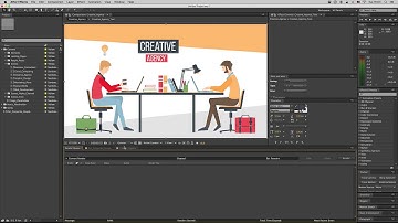 Flat Corporate People Tutorial (After Effects Template)