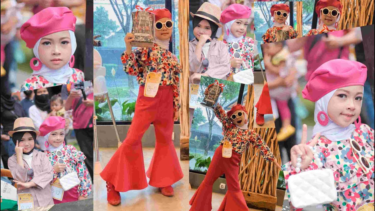 Busana Casual Retro Juara 1 Kids Fashion Show Restaurant Semarang