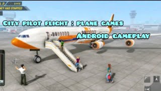 City Pilot Flight : Plane Games Android Gameplay #gameplay #androidgames screenshot 2