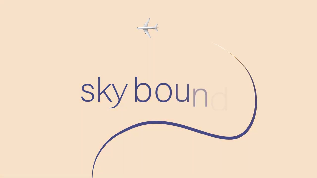 Skybound Airline Logo Animation