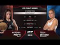 Ref:pyLxFpYeAn4 Tessa de kom vs antonia prifti |   full fight | ifp fight series bantamweight world title