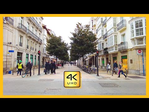 VITORIA-GASTEIZ walking tour 4K 60FPS | A city in northern Spain that you must visit