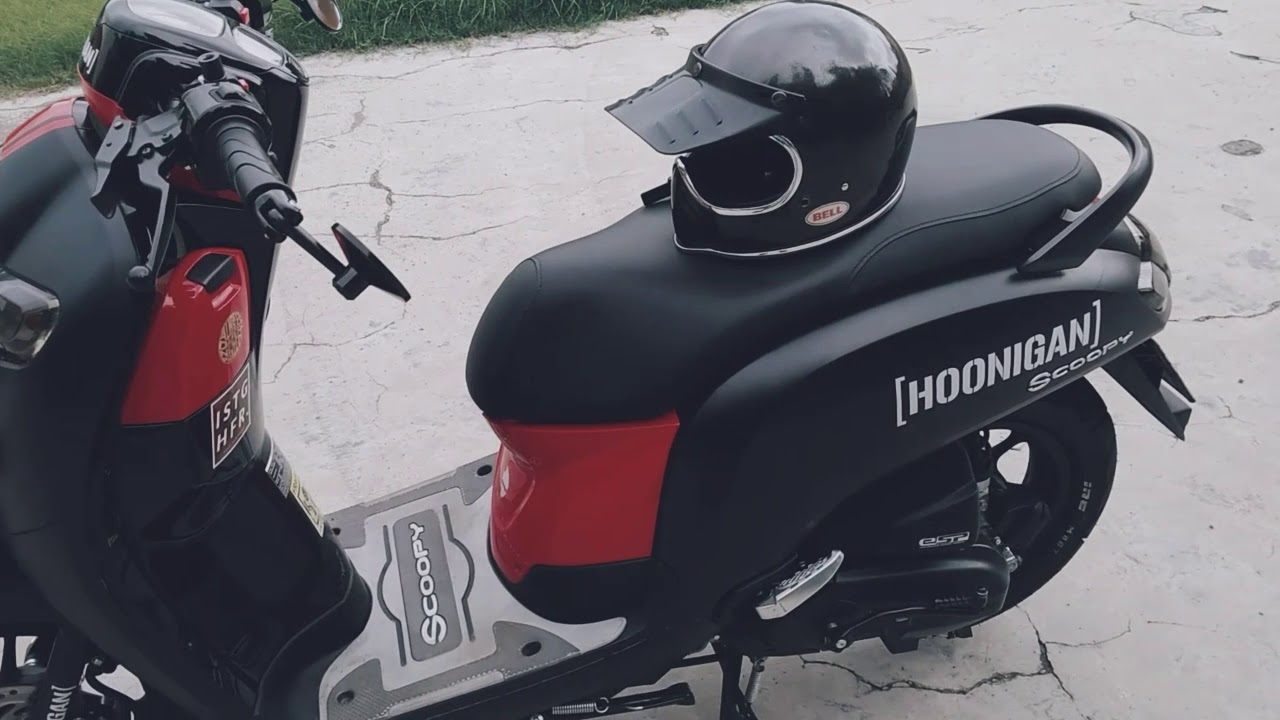  SCOOPY  2021 MODIFIKASI CAFE  RACER  PREVIEW YouTube