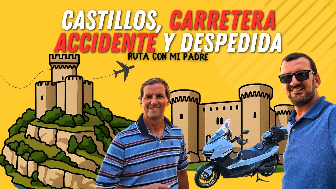 De Valencia a Madrid en moto | Accidente + Castillos  de Alarcón y Belmonte
