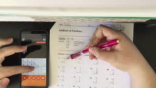 Adding Fractions Using Calculator