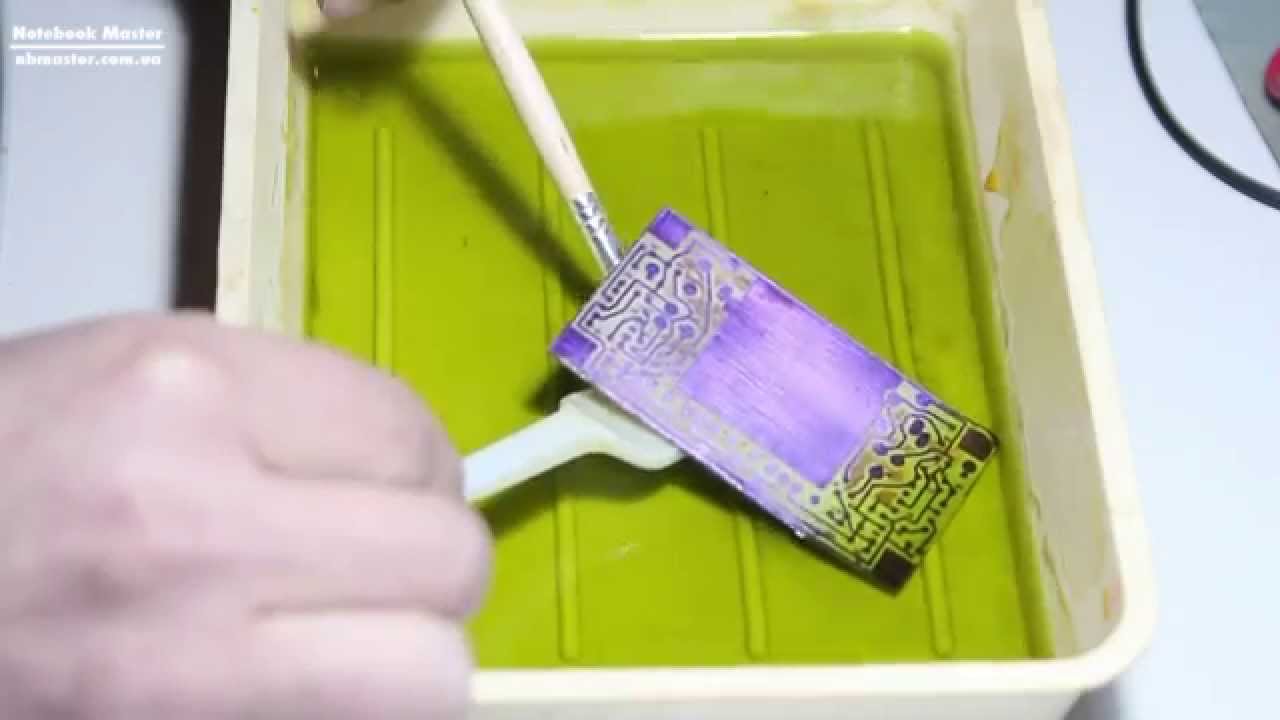 Как легко сделать печатную плату в домашних условиях. How to make a PCB ...