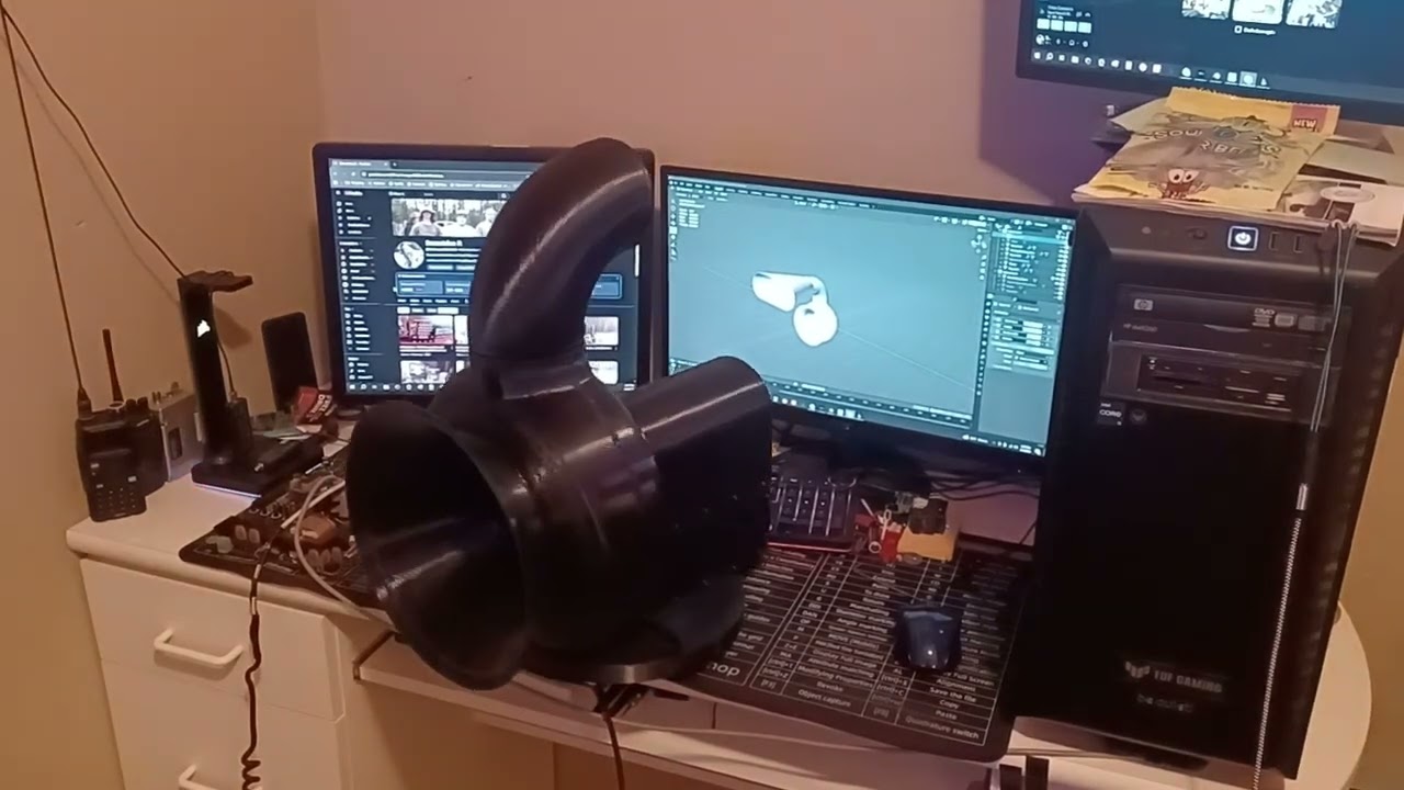 New Allertor Horn Assembly (with funny) on old 8/12 core - Short Fast Wail