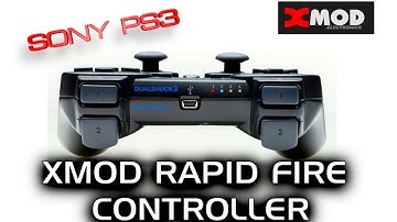 PS3 - XMOD Rapid Fire Modded Controller,BLACK OPS 3,AW,REVIEW,PlayStation 3 4 PS4 MOD CHIP