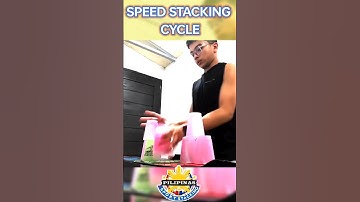 Fast Speed Stacking: Cycle in 6.052 Seconds! #cupstacking #fast #shorts