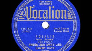 Watch Sammy Kaye Rosalie video