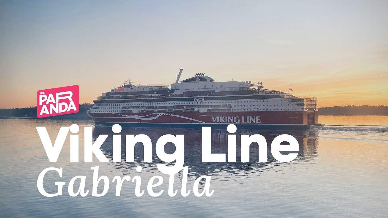 4K - Sweden to Finland 🇫🇮 - Walking Viking Line Ship Gabriella