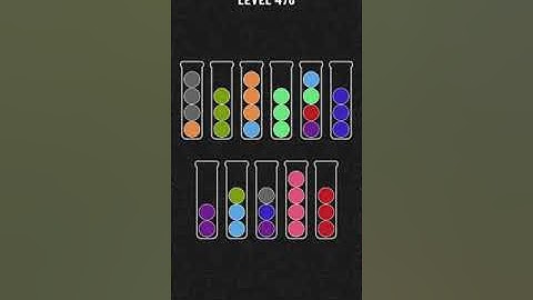 Ball Sort Puzzle   level 476 !!! Mobile Cell Phone Game Walkthrough Android / Apple