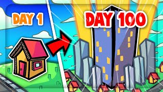I Spent 100 DAYS as Mayor in Cardboard Town
