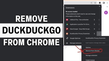 How To Remove DuckDuckGo Search From Google Chrome (UPDATED)