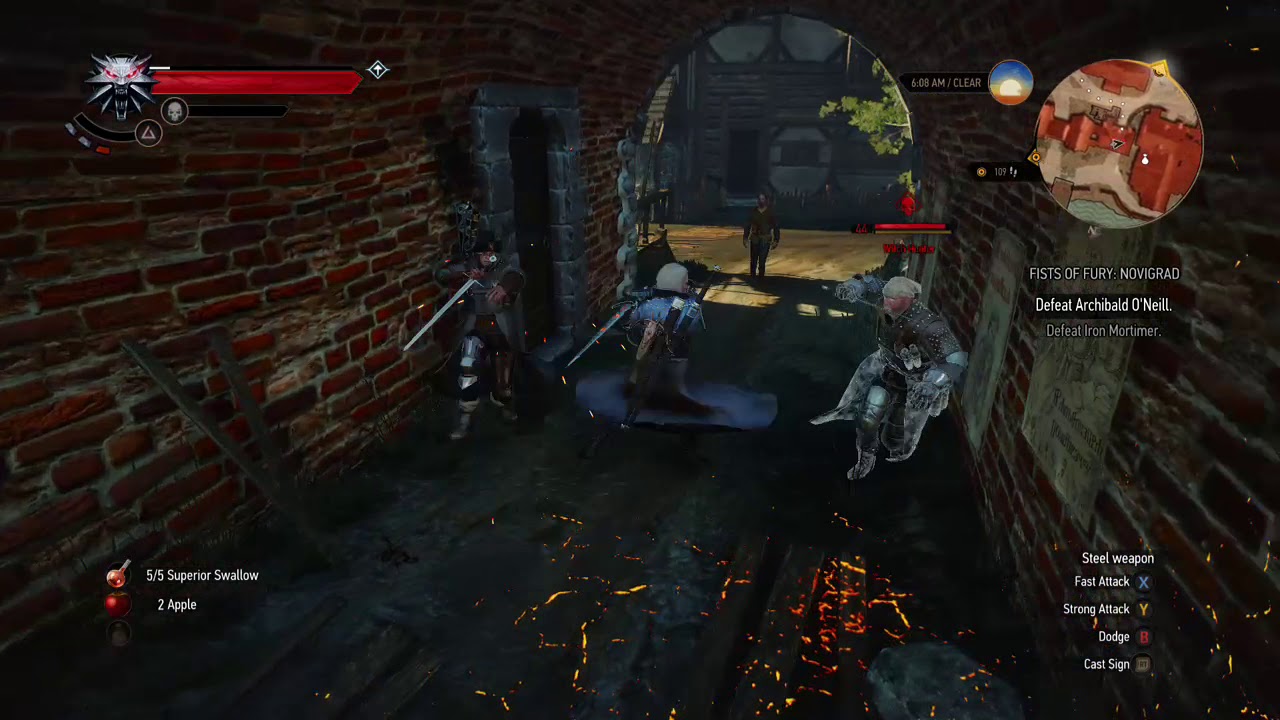 The Witcher 3 Incredible Combat YouTube