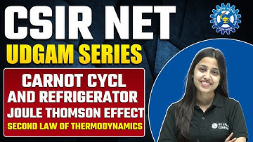 Carnot Cycle and Refrigerator | Joule Thomson Effect | Second Law of Thermodynamics | Chemistry