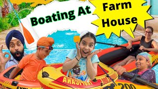 Boating At Farm House | RS 1313 VLOGS | Ramneek Singh 1313