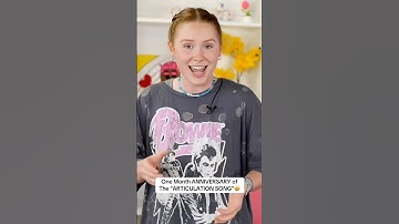 One Month ANNIVERSARY Of The ARTICULATION SONG!!😲🎶💖#viral #singer #vocalcoach #articulation