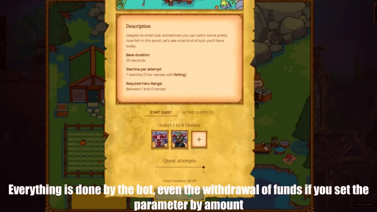 DeFi Kingdoms CRYPTO FARM BOT - P2E / NFT GAME / AUTOFARM 2022