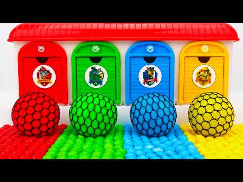 Satisfying Garage ASMR | Oddly Making 5 Super DIY Crazy Squishy Balls in Garage Transformation ASMR