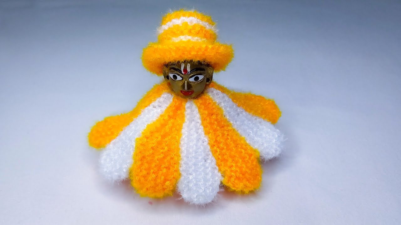 लड्डू गोपाल का Ponchu बनाइए || Cap के साथ सिलाई पर  @shriharicrochetknitting
