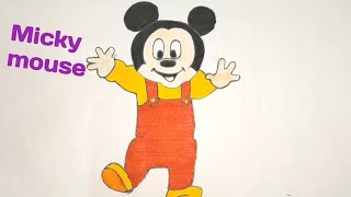 How To Draw A Beautiful Micky Mouse Micky Mouse Mickey Mouse Draw