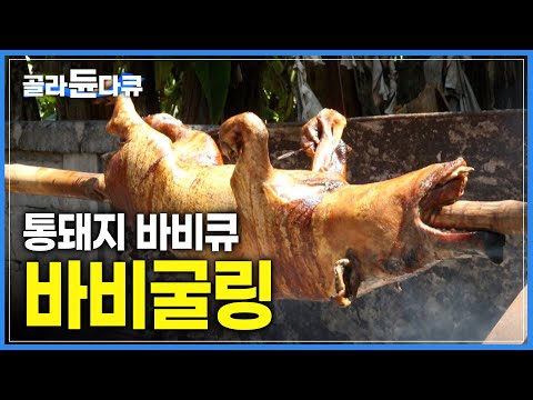 돼지 한 마리를 통째로 굽는 통돼지 바비큐 &amp;#39;바비굴링&amp;#39; 바삭바삭한 껍질 | 발리에서 맛보는 대표 음식 | <strong>야자나무</strong> 수액을 발효시킨 술 &amp;#39;뚜왁&amp;#39;  | 세계테마기행