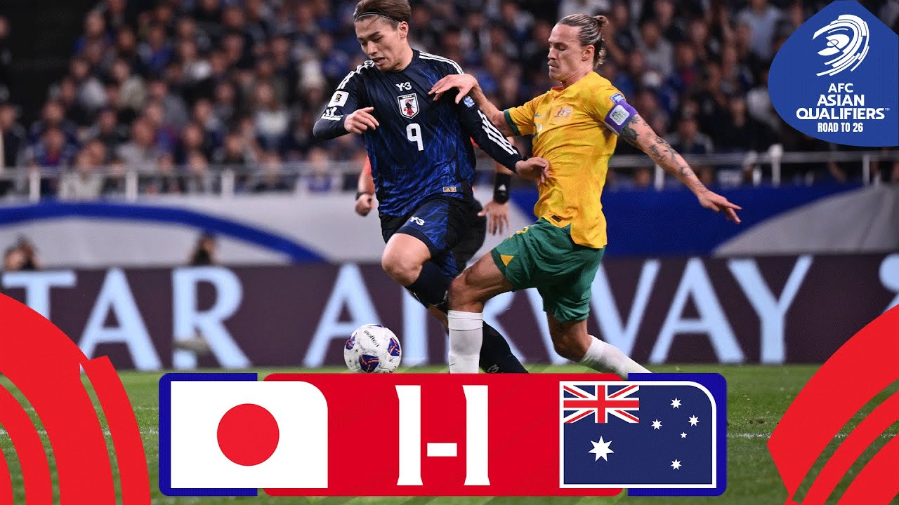  Japan - Australia false Highlights #AsianQualifiers - Road To 26