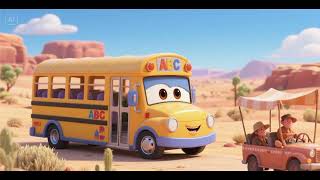 🚌🐪 ABC Bus and the Desert Safari | Nursery Rhymes & Kids Songs