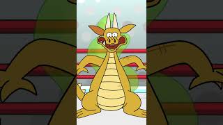 Dragons battle with bad smells! (Animation Meme) #boyanddragon #shorts