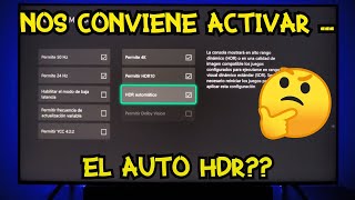 HDR AUTOMATICO en Xbox Series X S | Calibrar HDR para juegos en xbox one