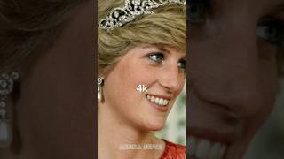 Princess Diana Rare Photos Restored from 144p to 4K | 1980s-1990s Archive [AI Enhanced]#shorts #fypシ