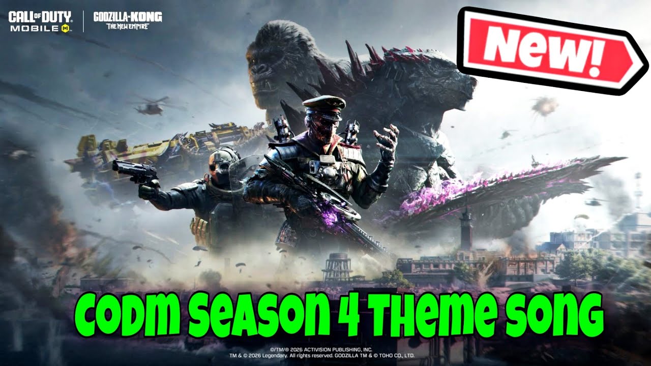 CODM Season 4 Godzilla vs Kong FULL Theme Song 2026 [HQ] codm theme ...